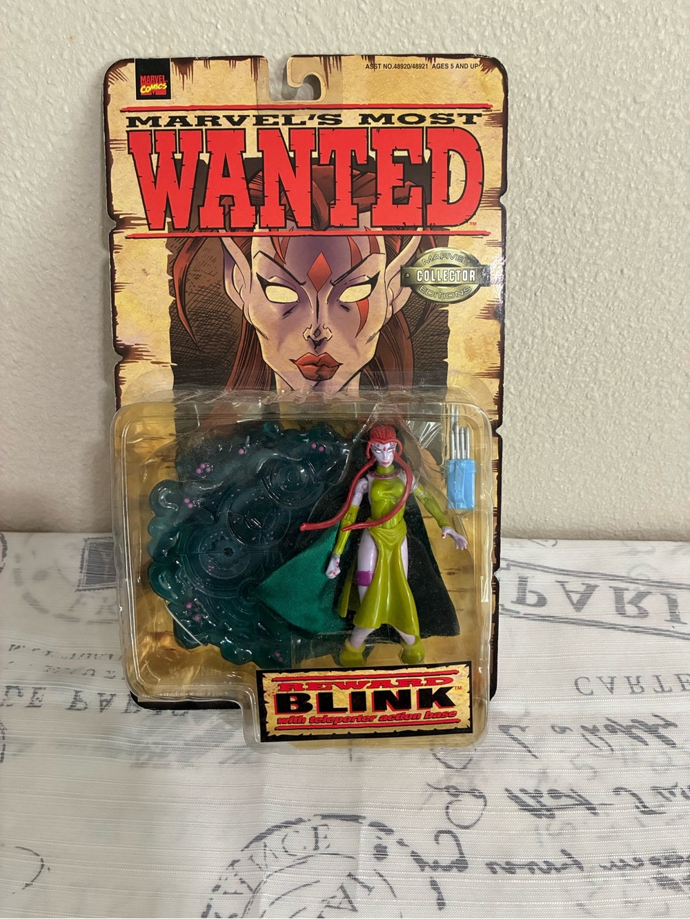 "Marvel's Most Wanted" Blink action figure from the X-Men series